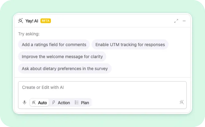 Edit Forms by Chatting with AI