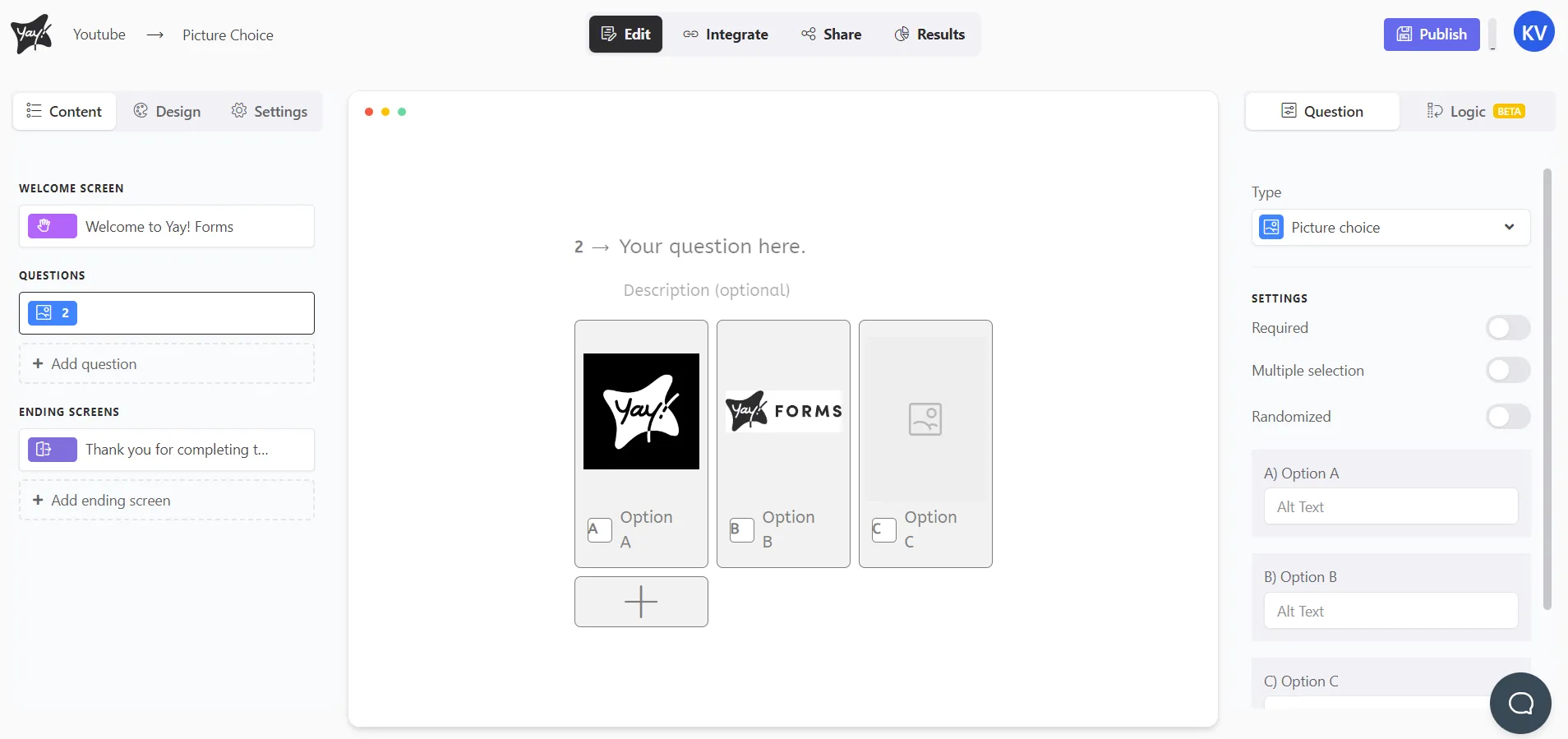 Introducing Picture Choice: Visual Options for Forms and Surveys