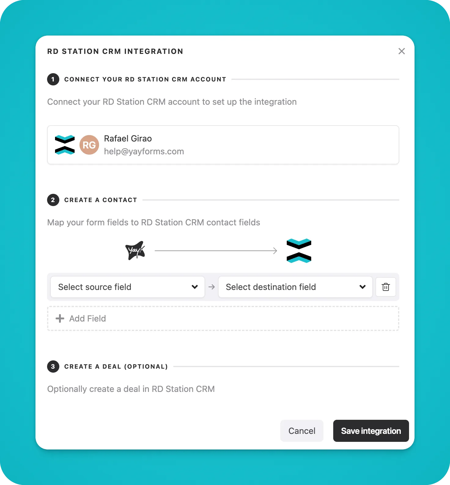 RD Station CRM Integration
