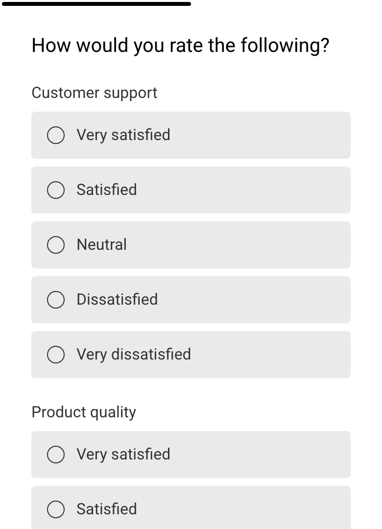 Responsive Matrix on Mobile