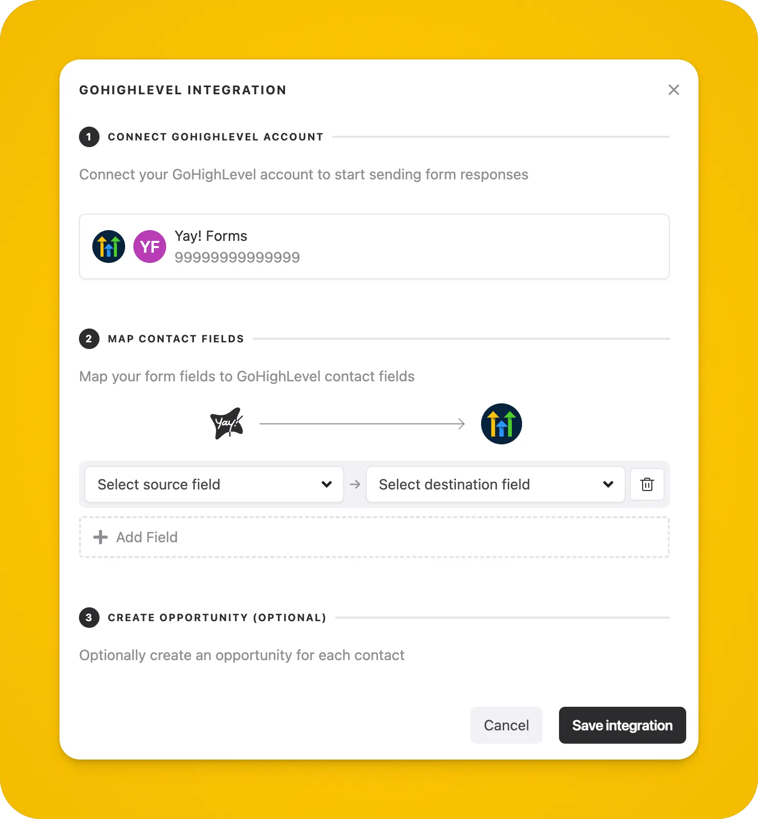 Smart GoHighLevel Integration